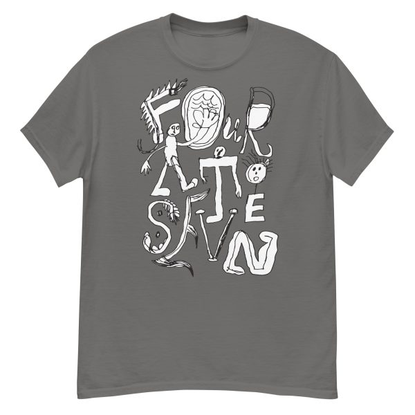 427 Drawing 2 Charcoal T-Shirt