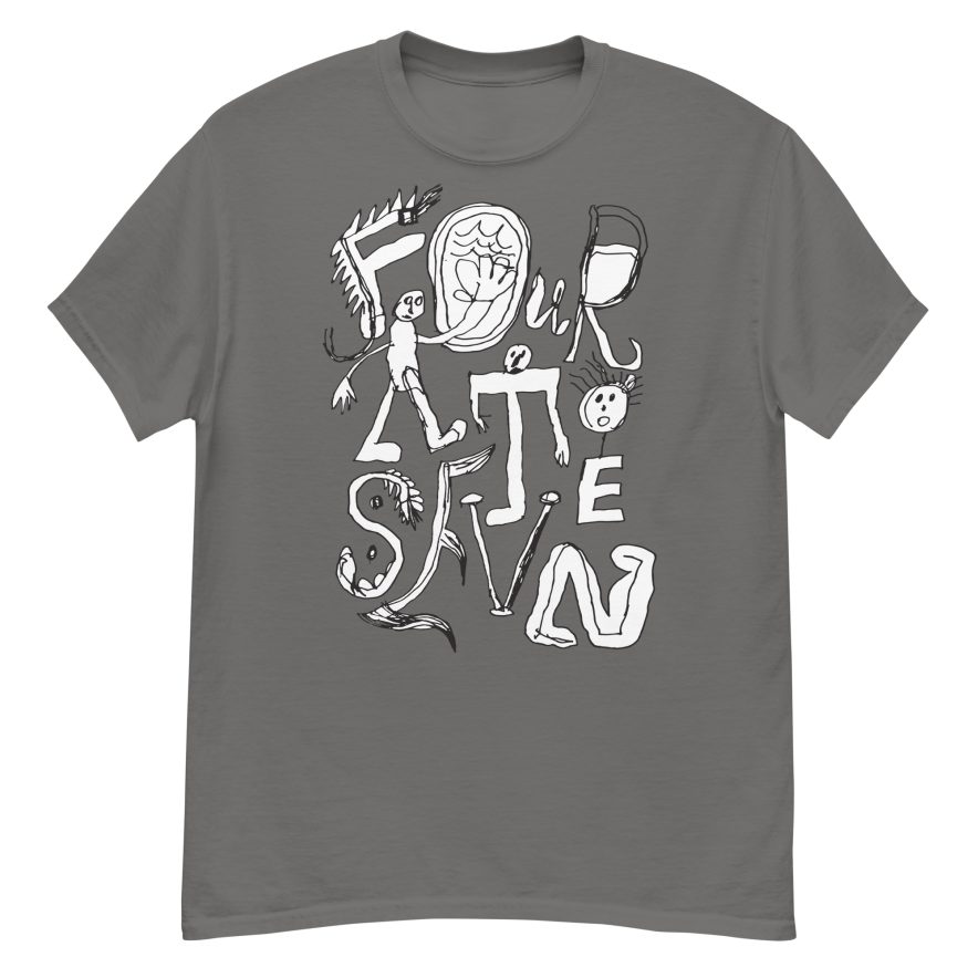 427 Drawing 2 Charcoal T-Shirt