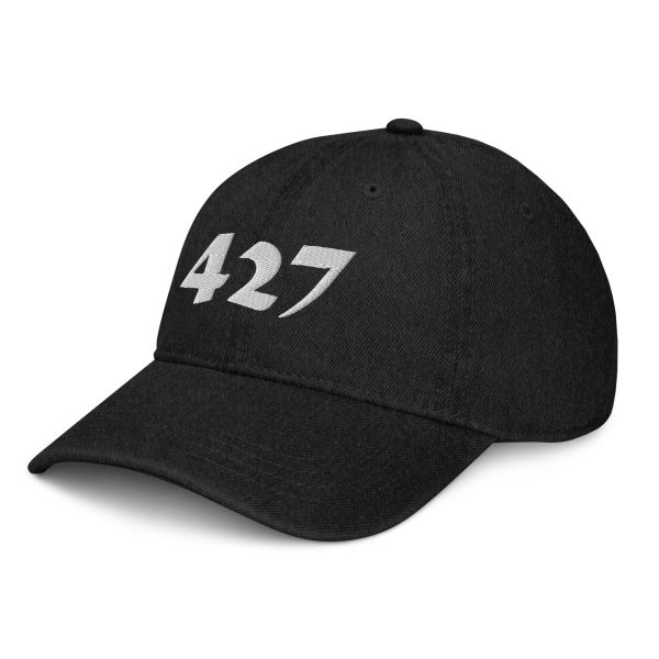 427 Black Denim Hat - Image 4