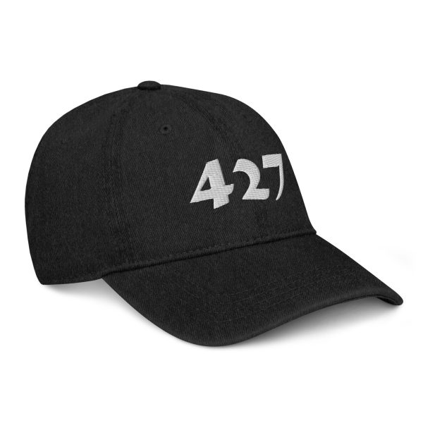 427 Black Denim Hat - Image 6